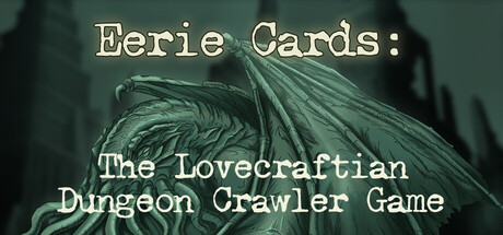 Cover art from Eerie Cards: The Lovecraftian Dungeon Crawler Game