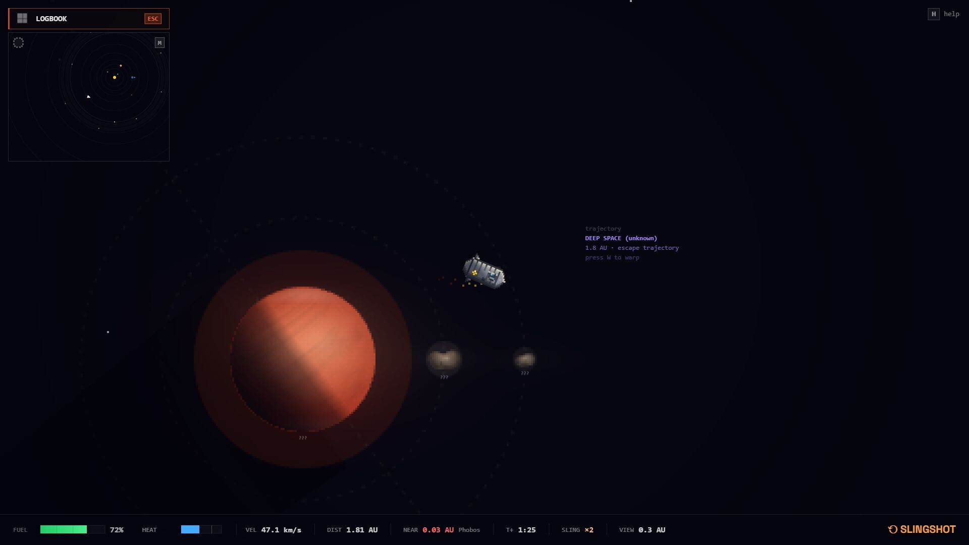 Slingshot: Escape the solar system screenshot 4