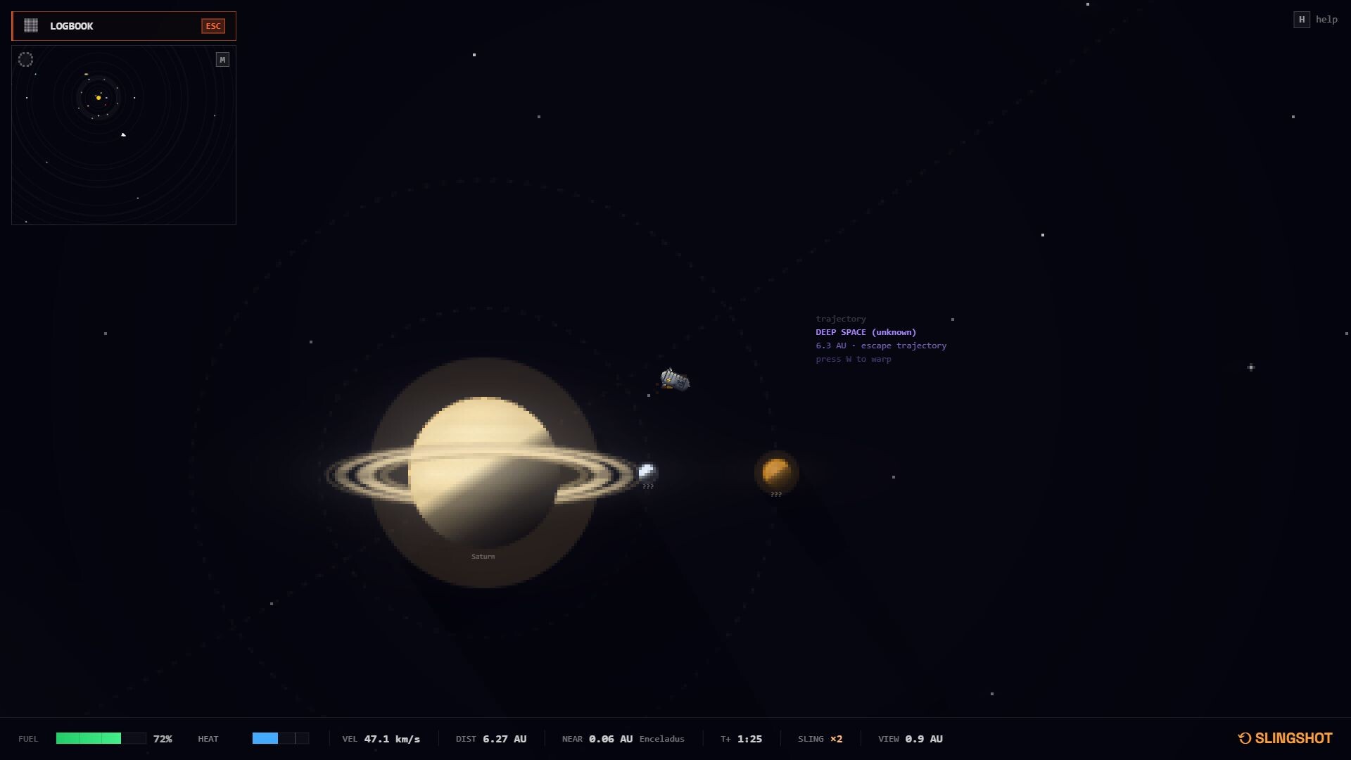 Slingshot: Escape the solar system screenshot 3