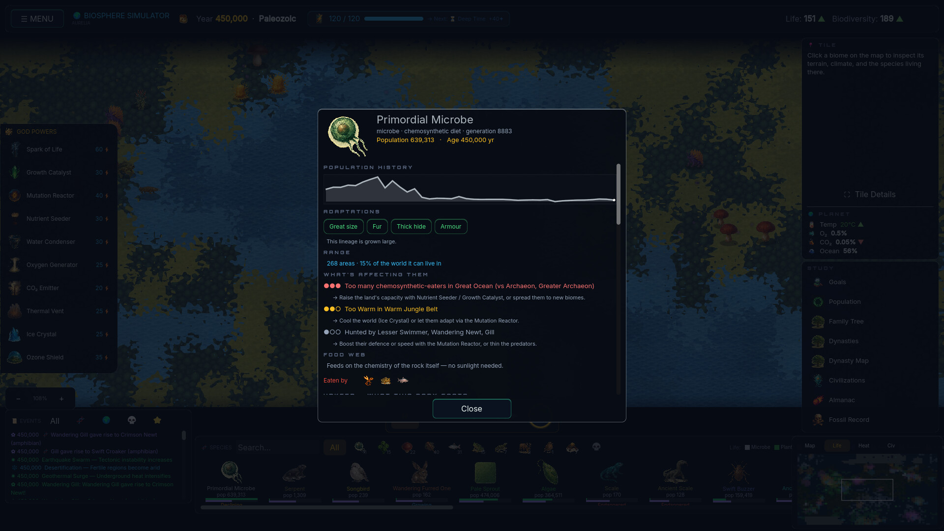 Biosphere Simulator screenshot 4