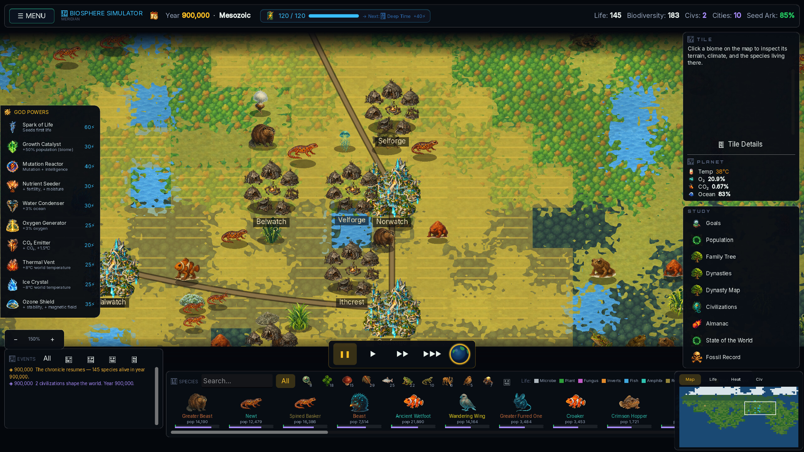 Biosphere Simulator screenshot 5