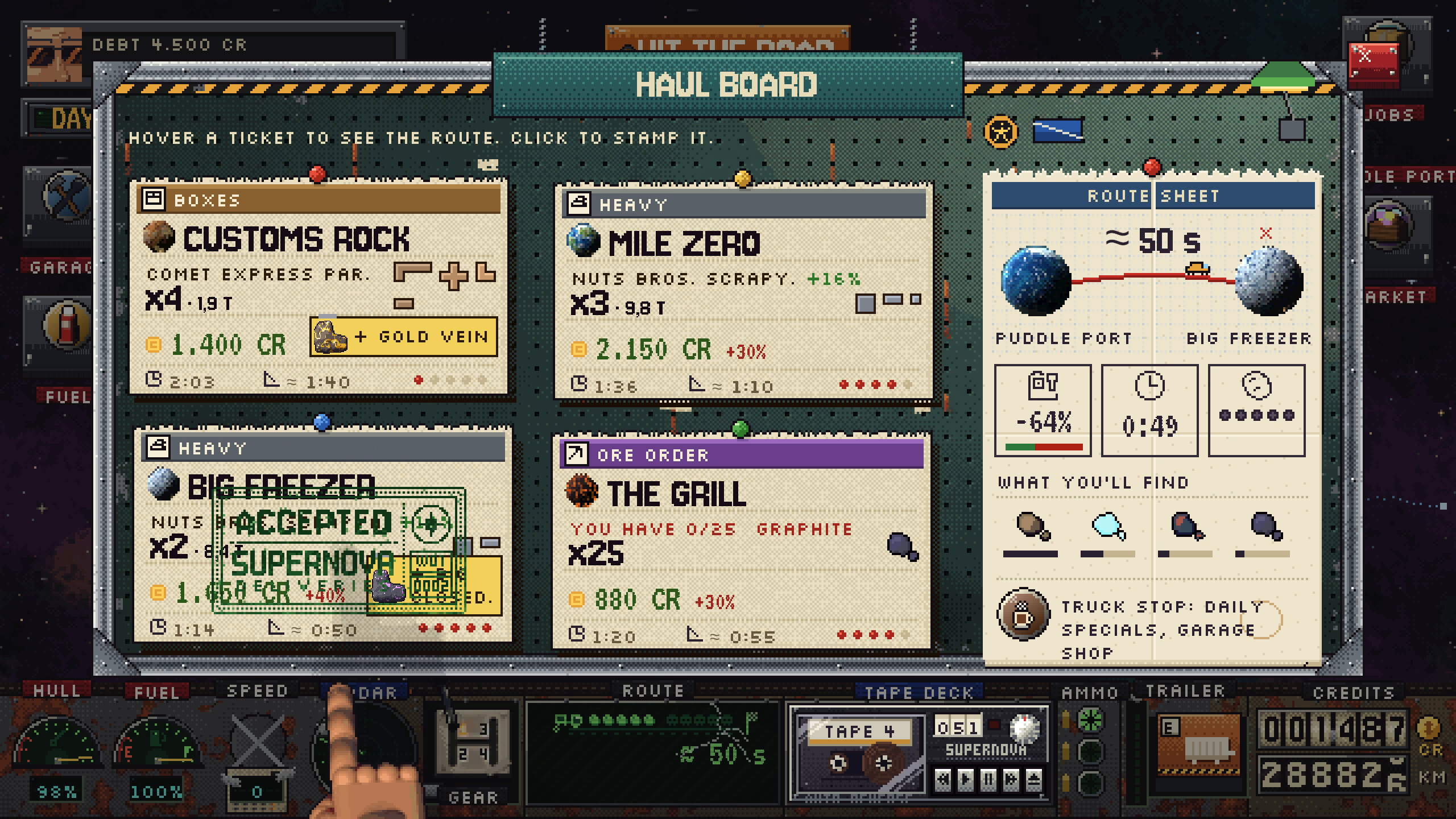 Supernova Deliveries screenshot 2