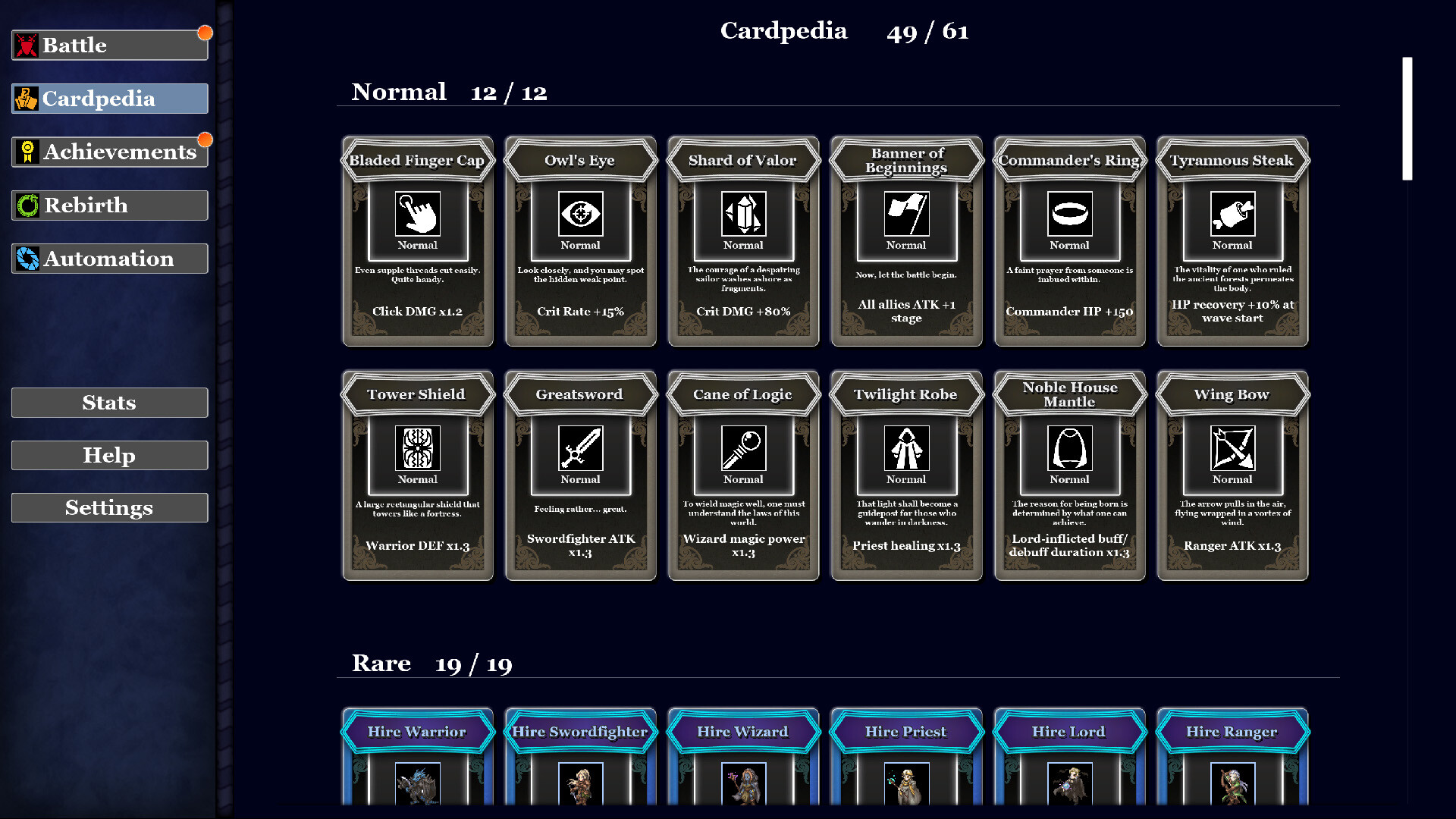 Clicker Tactics: Memorian screenshot 5