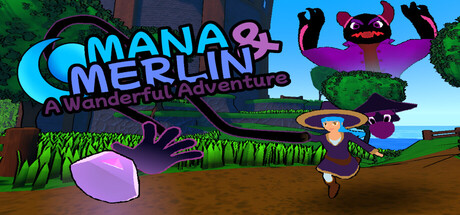 Cover art from Mana and Merlin: A Wanderful Adventure