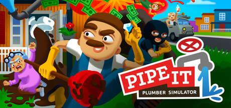 Cover art from Pipe it: Sketchy Plumber Simulator