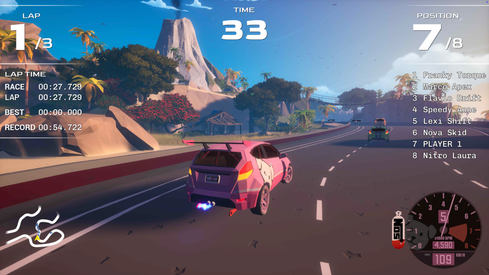 GViRacer screenshot 2