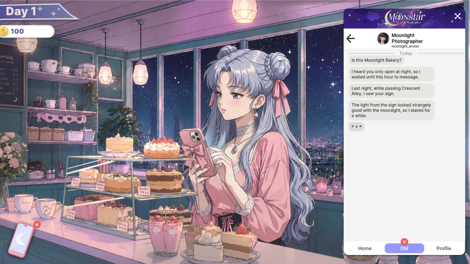 Iris and the Moonlight Bakery screenshot 2