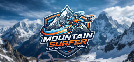 Cover art from Mountain Surfer Drone Racing Game