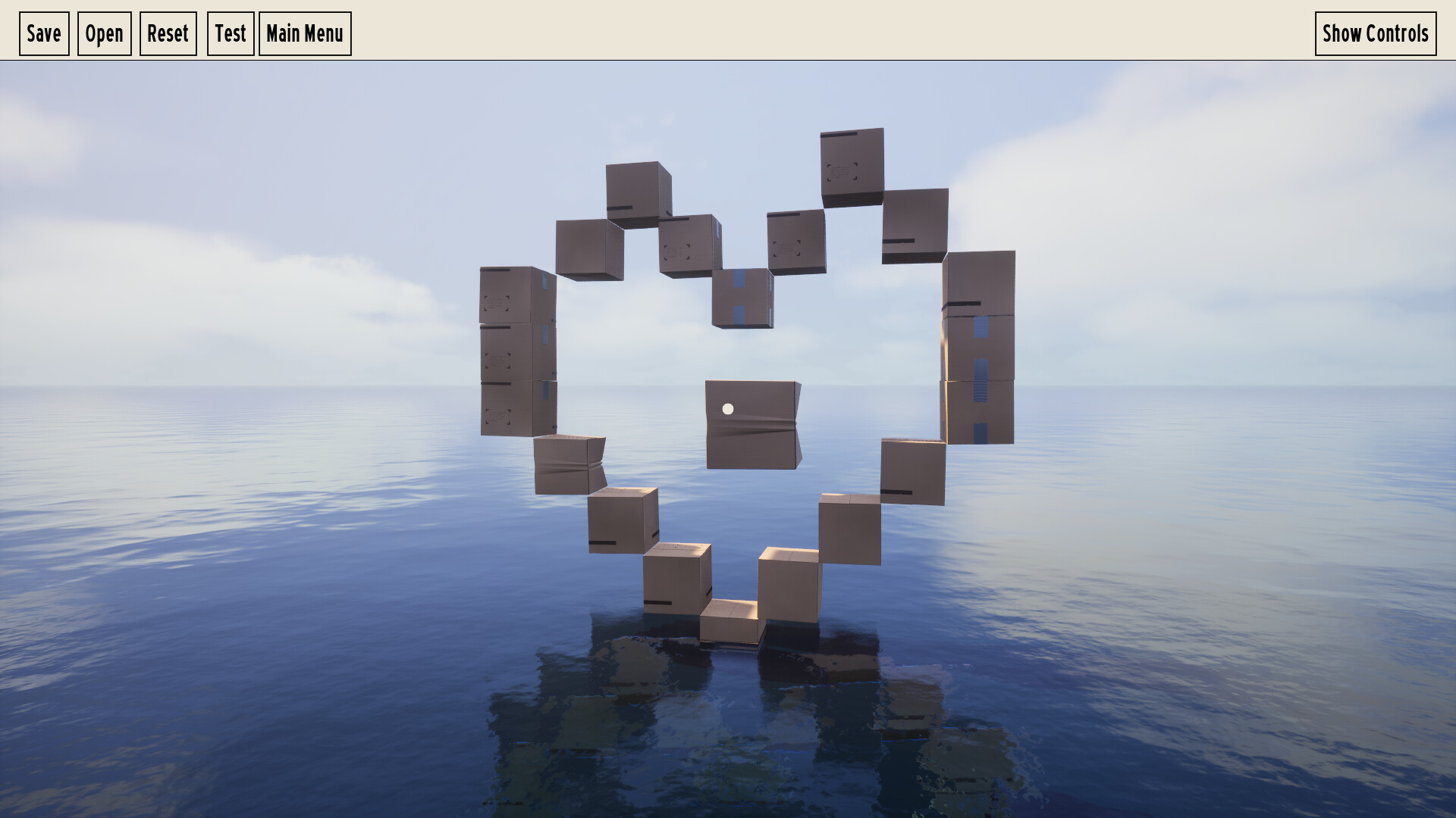 A GAME of stacking cardboard boxes AND DROWNING YOUR FRIENDS screenshot 3