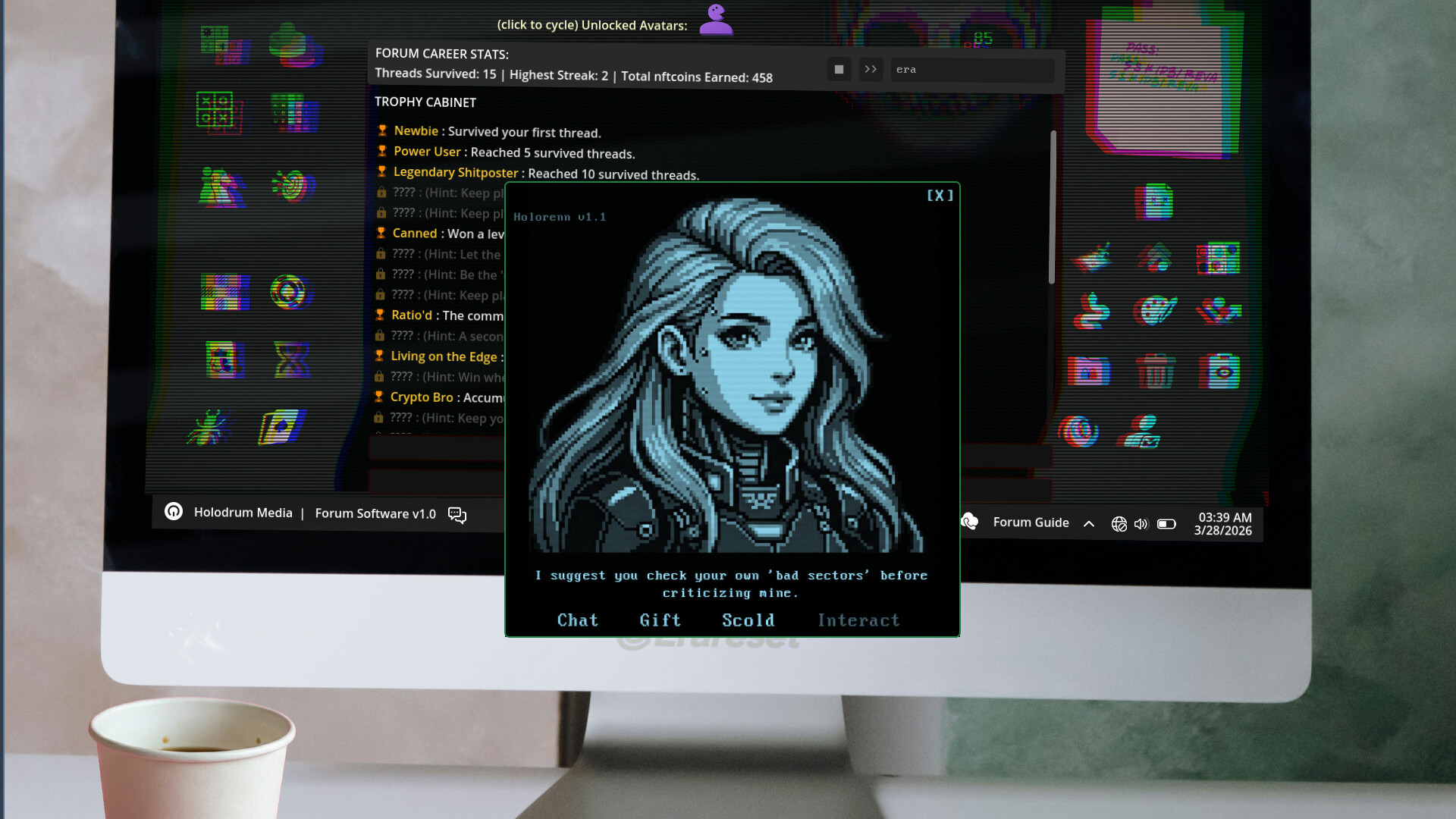 Erareset: Rogue Forum screenshot 4
