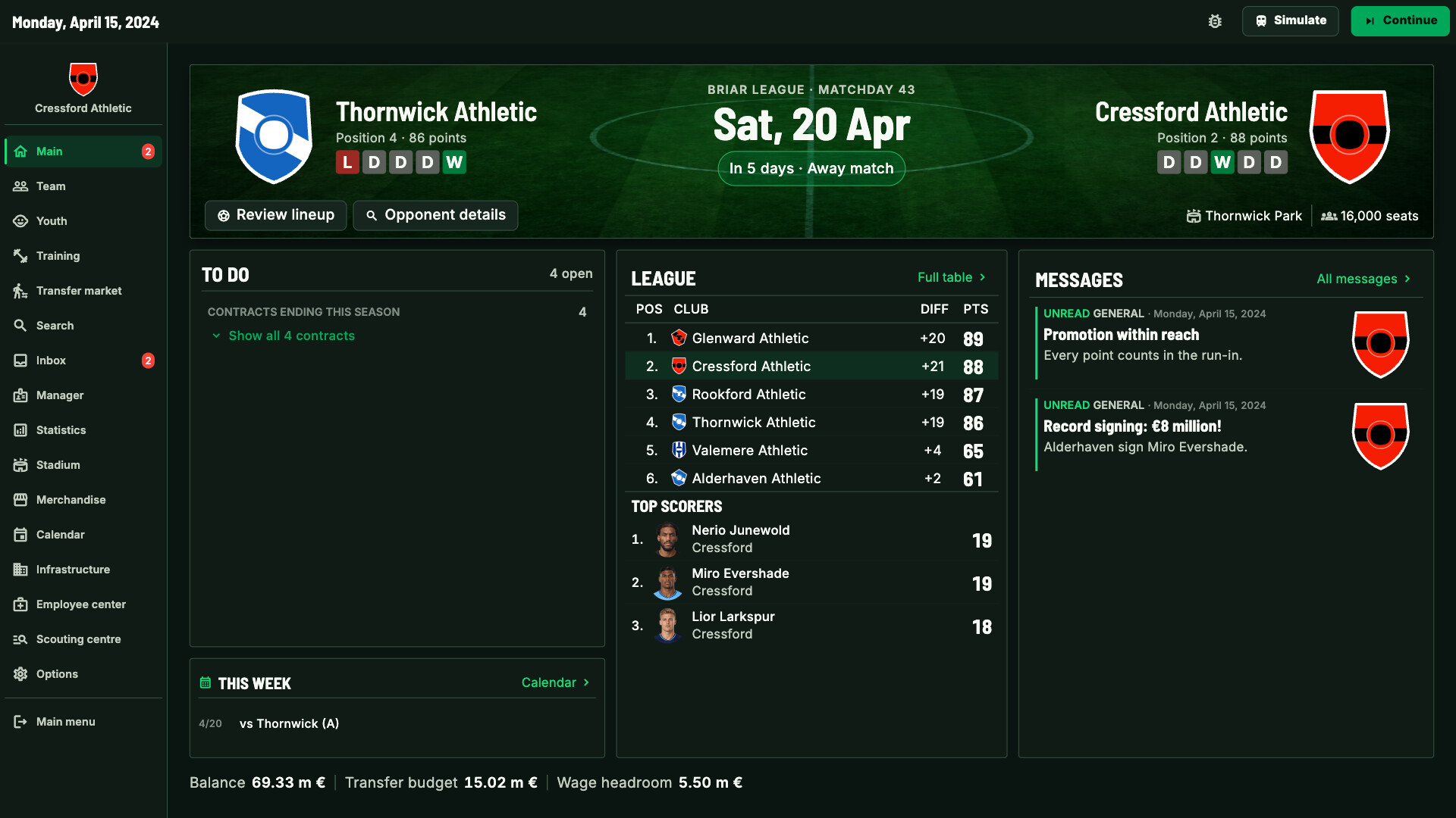 Seasons in Charge screenshot 2