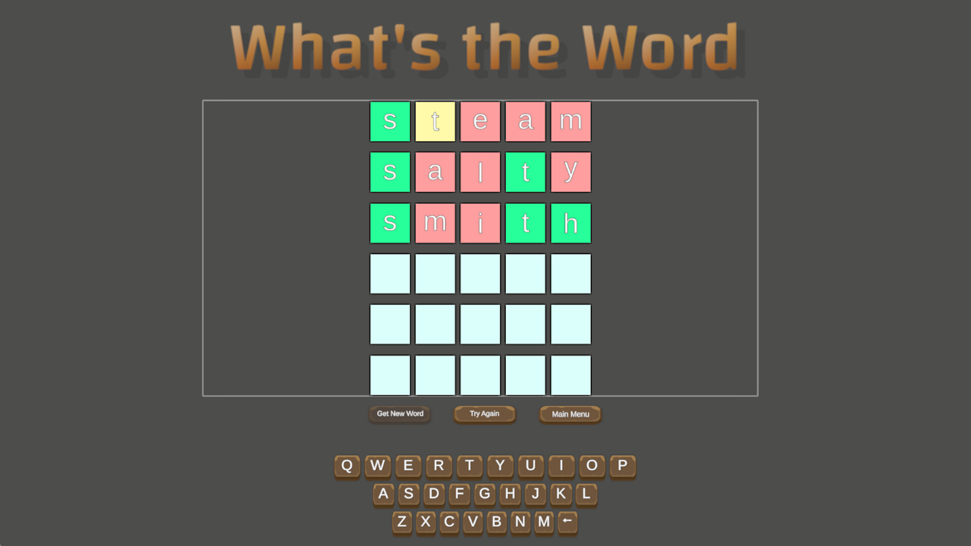 What's the Word screenshot 1