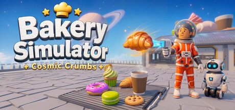 Cover art from Cosmic Crumbs: Bakery Simulator