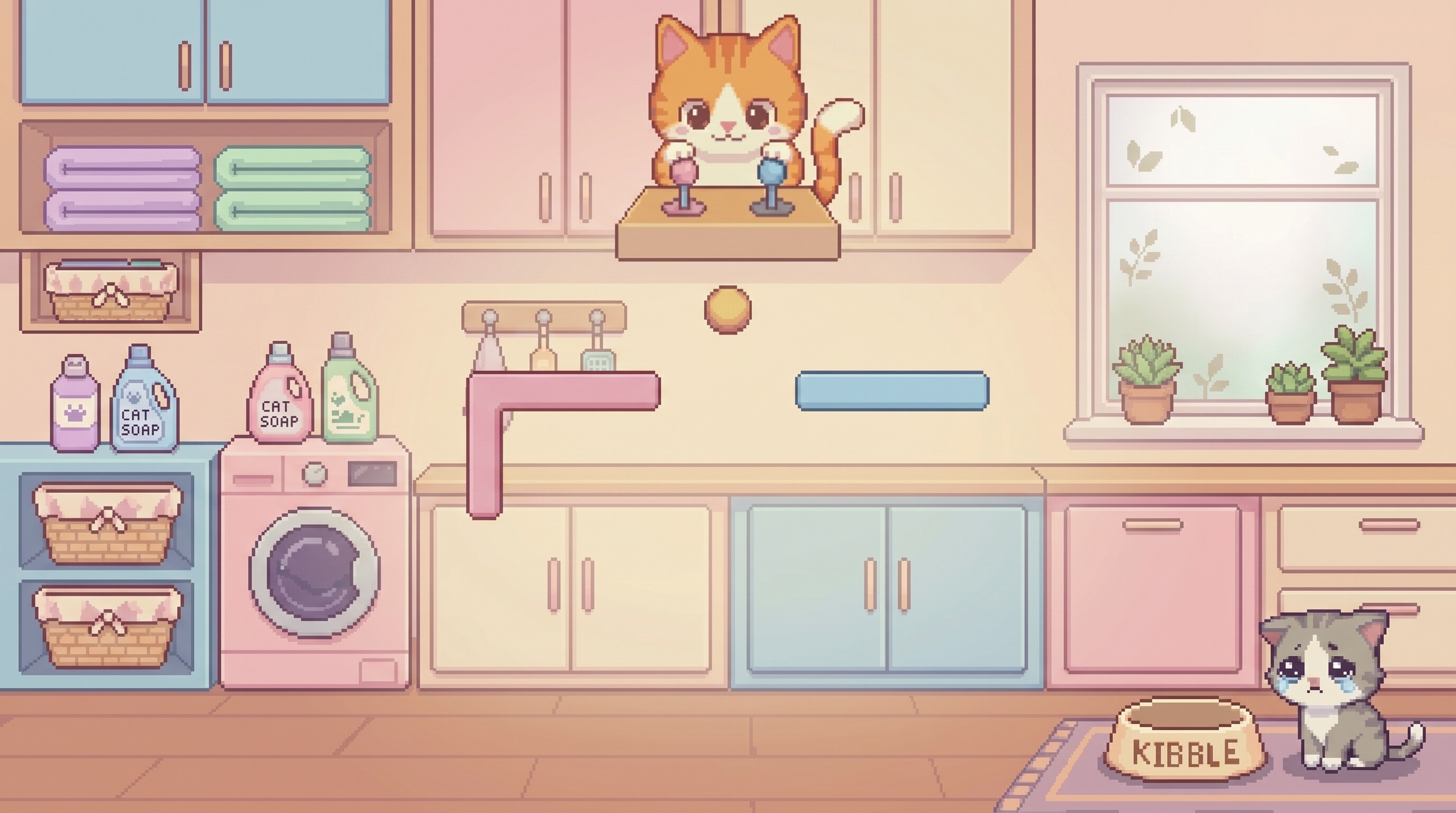 Feed the Cat: Gravity Puzzle screenshot 2