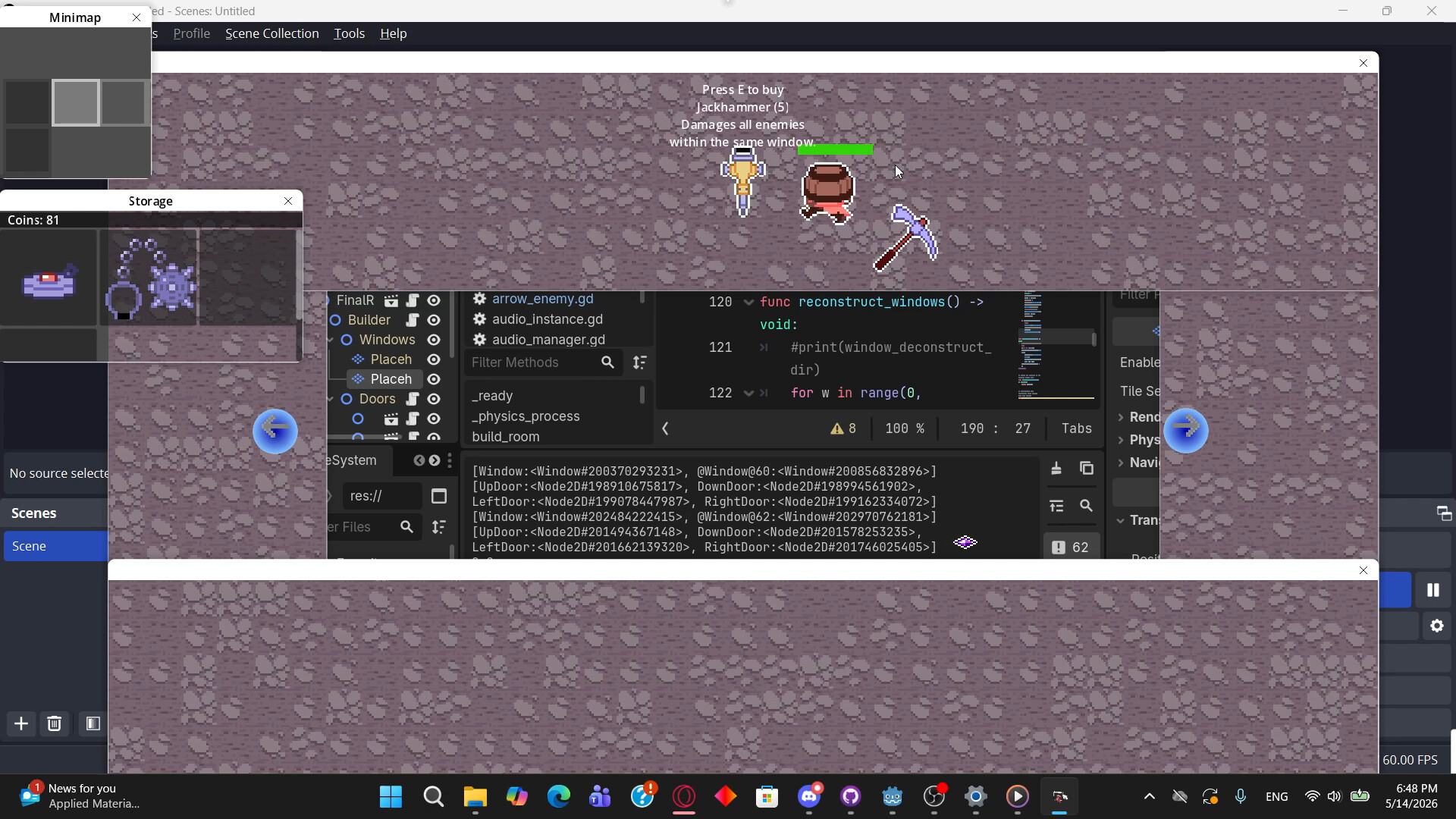 Coredump screenshot 2
