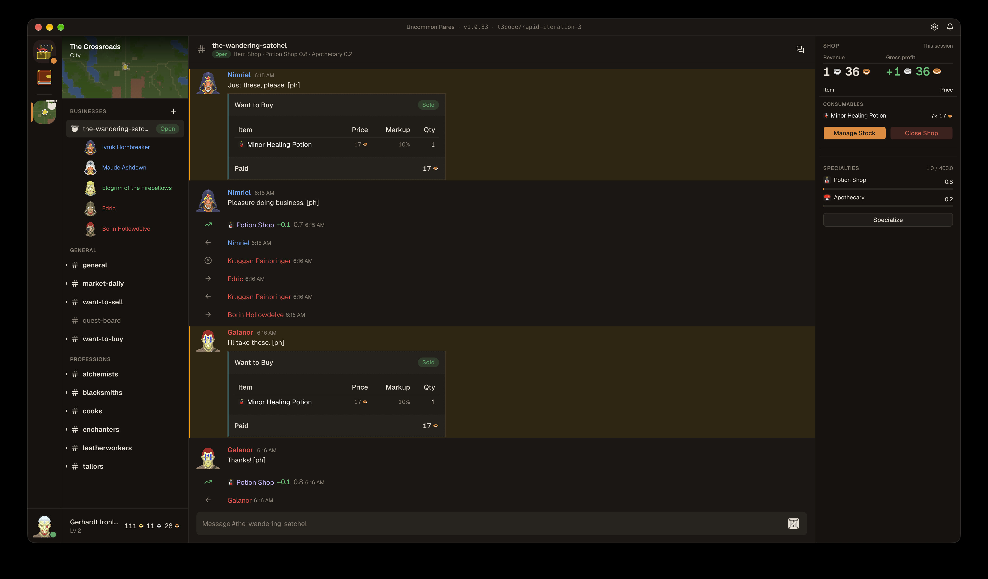 Uncommon Rares screenshot 5
