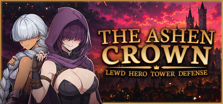 Cover art from The Ashen Crown : Lewd Hero Tower Defense