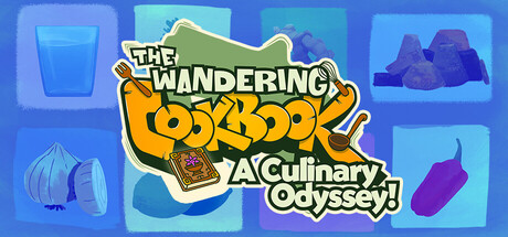 Cover art from The Wandering Cookbook: A Culinary Odyssey!