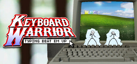 Cover art from Keyboard Warrior Stickman - Typing Beat Em Up