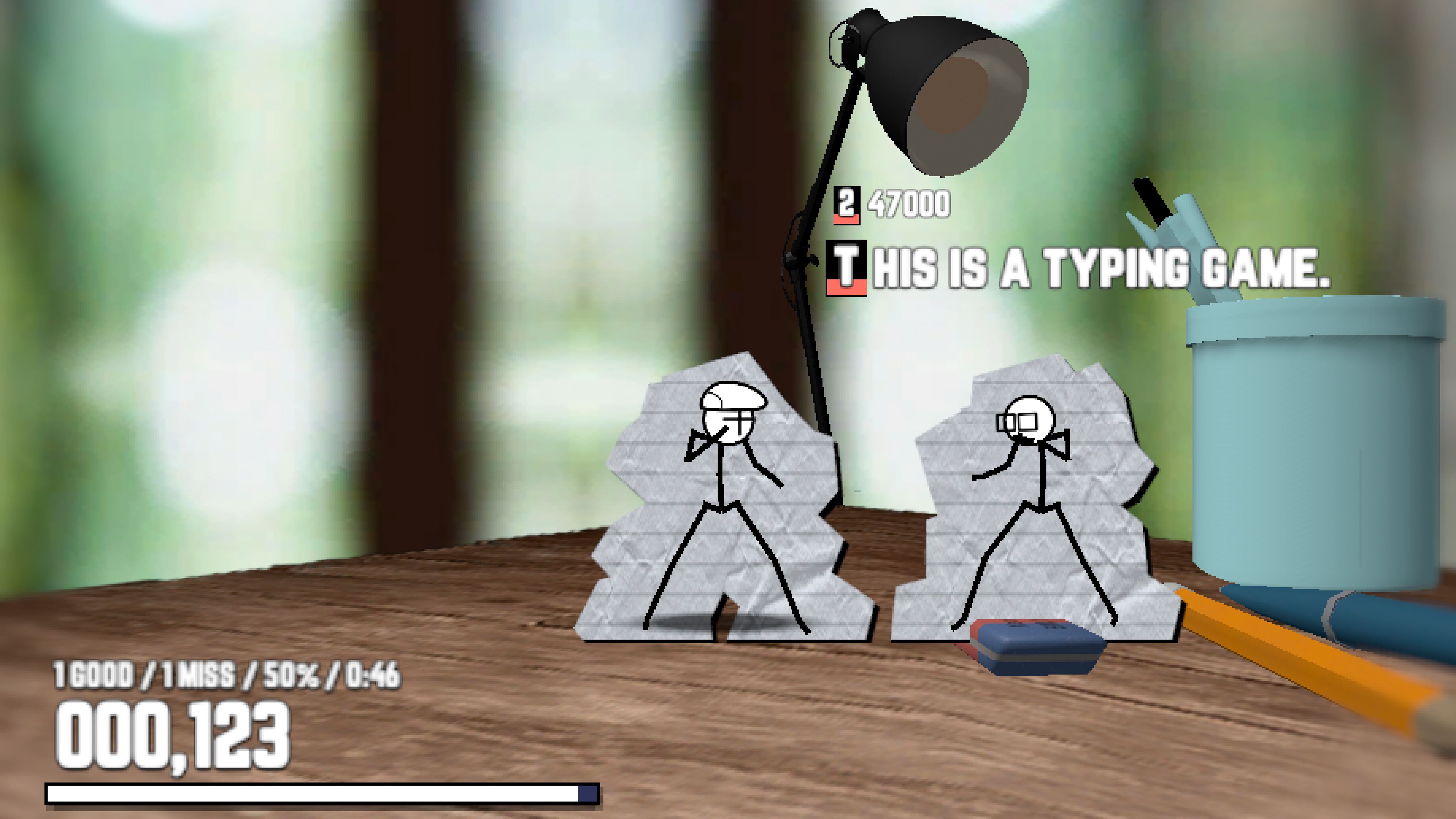 Keyboard Warrior Stickman - Typing Beat Em Up trailer