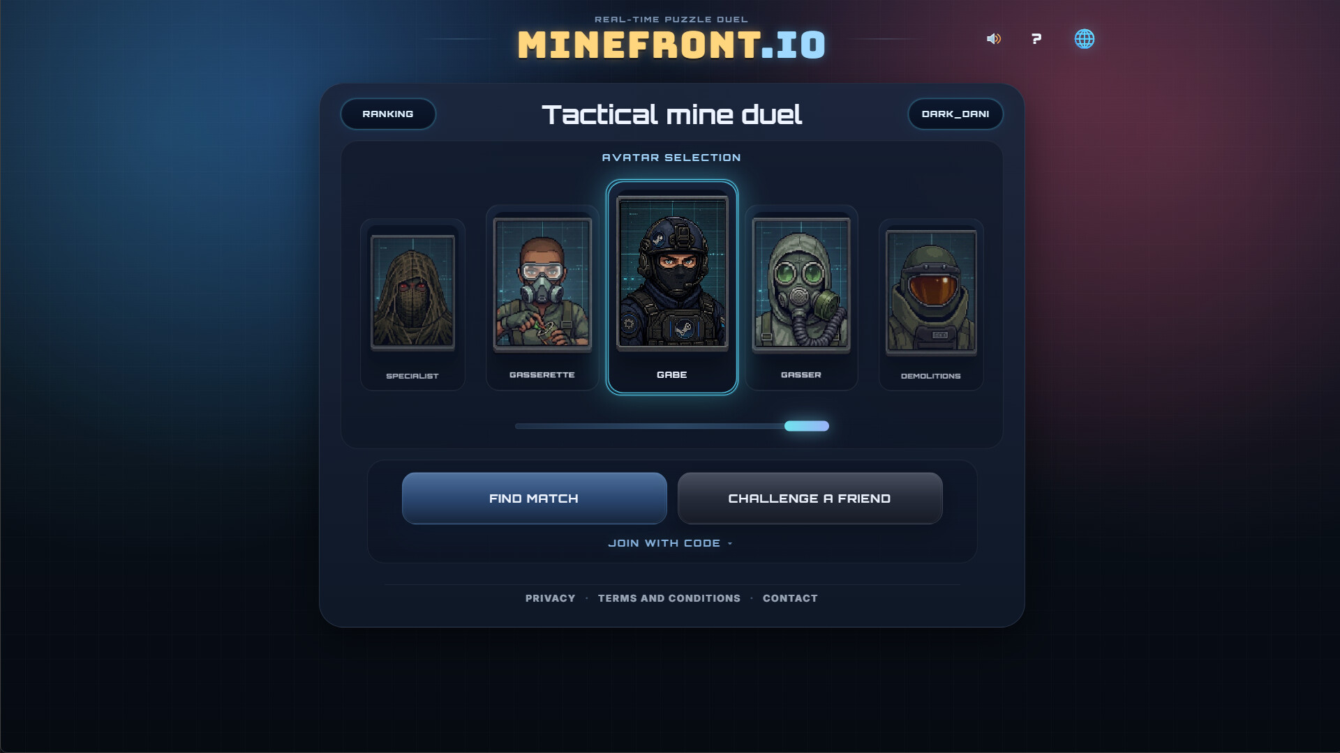Minefront trailer