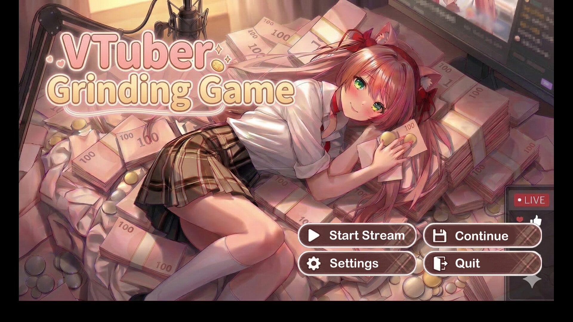 VTuber Grinding Game trailer