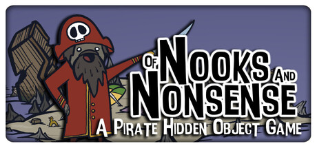 Cover art from Of Nooks and Nonsense: A Pirate Hidden Object Game