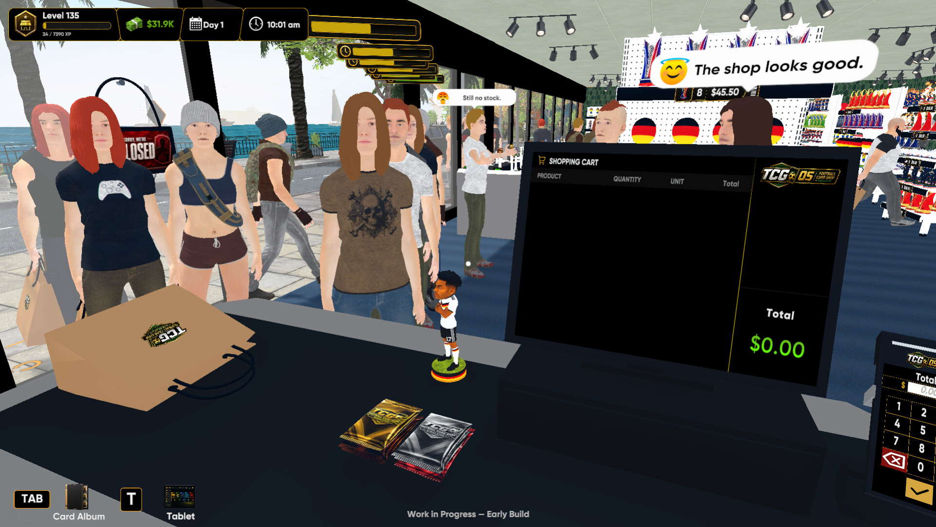 TCG Football Card Shop Simulator screenshot 2