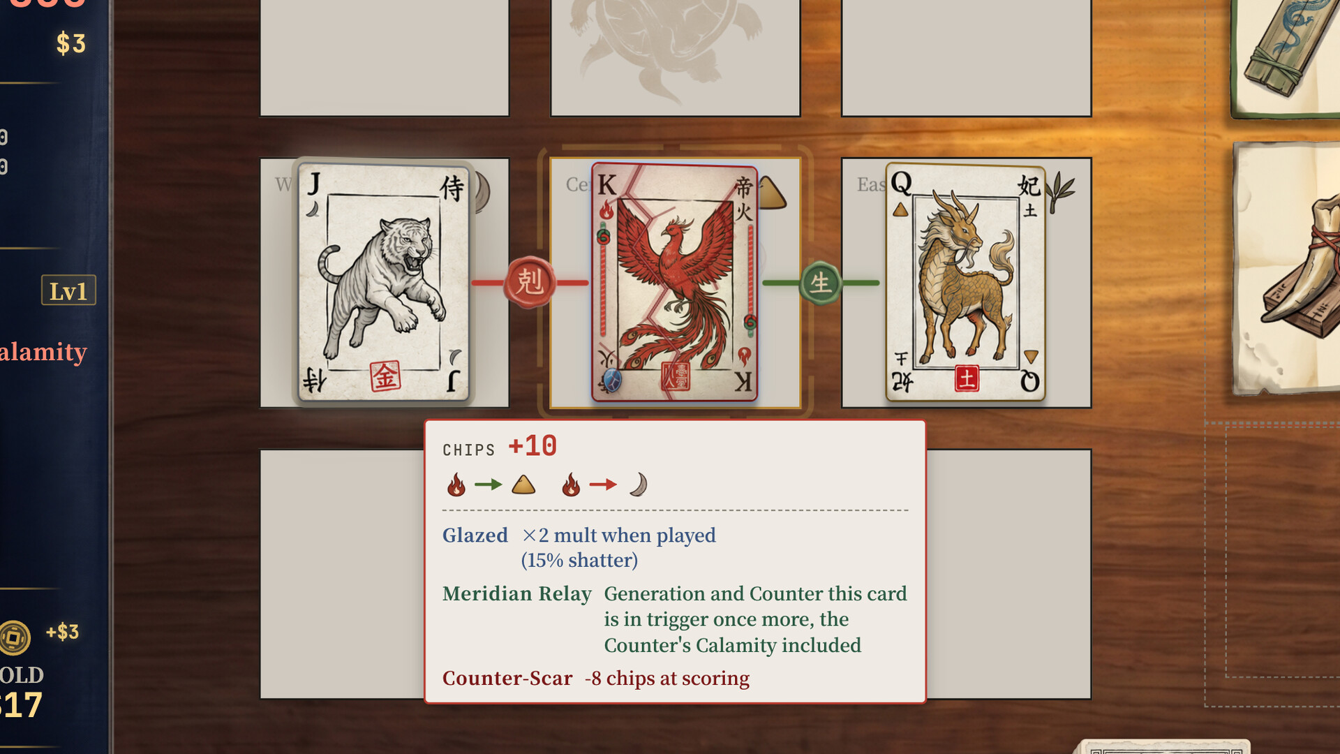 Wuxing - Elemental Array Poker screenshot 3