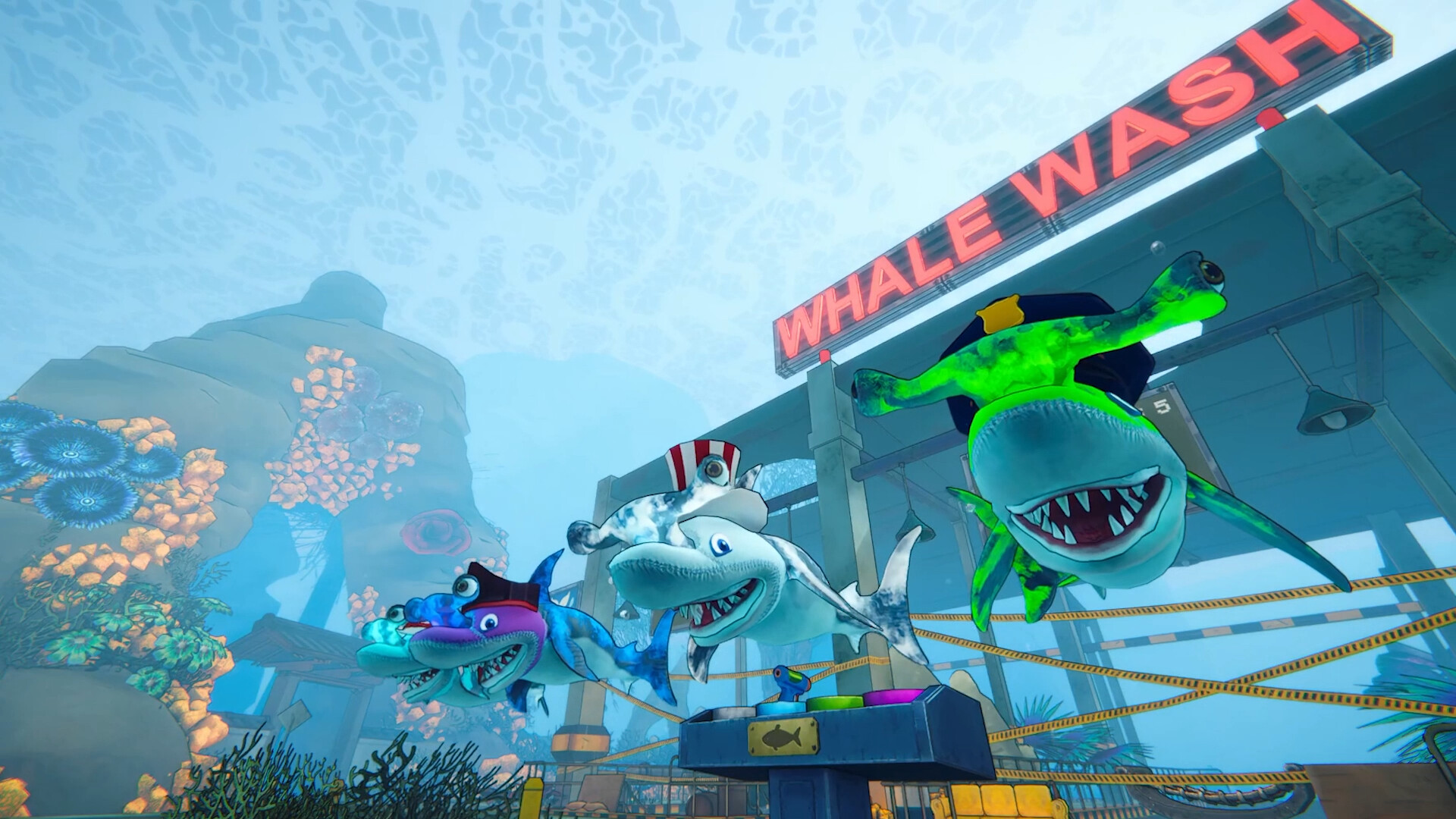 Shark Mart trailer