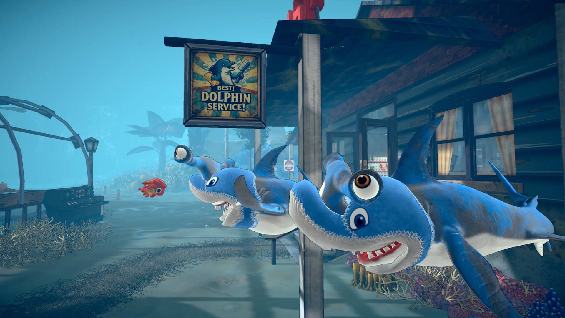 Shark Mart trailer