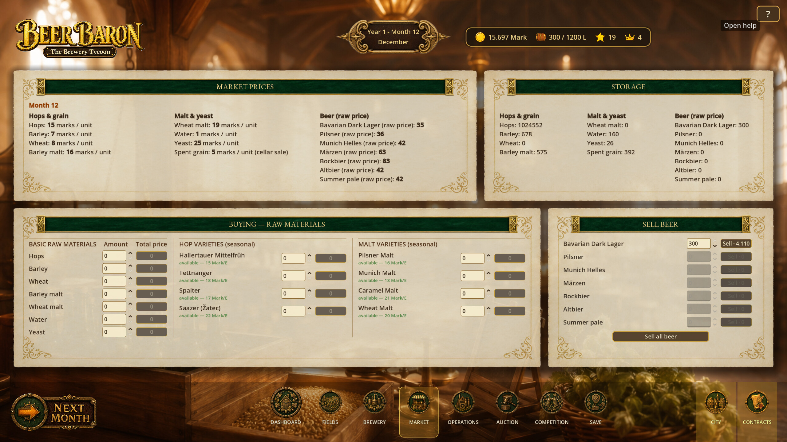 Beer Baron: The Brewery Tycoon screenshot 4