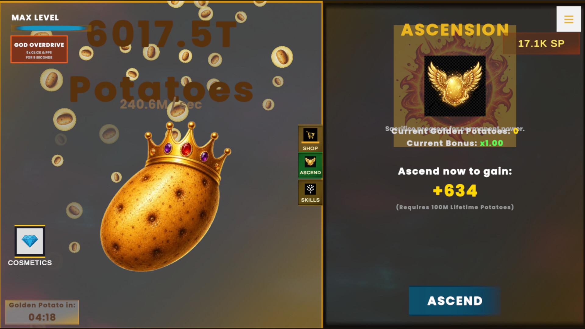 Potato Dominion Clicker screenshot 5