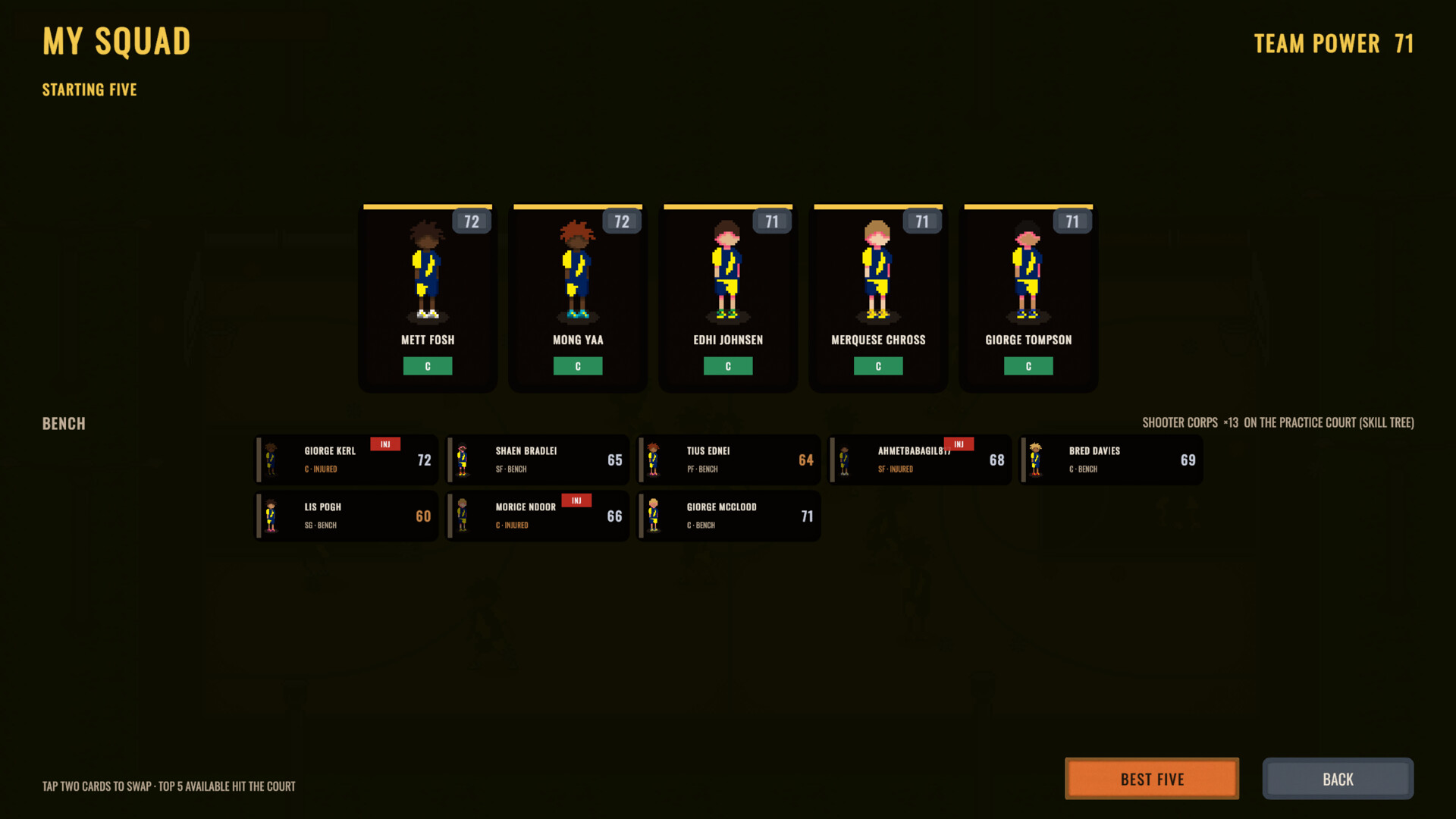Final Buzzer : Idle Basketball Manager 🏀 screenshot 4
