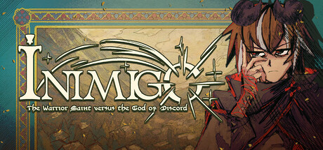 Cover art from Inimigo - The Warrior Saint Versus the God of Discord-