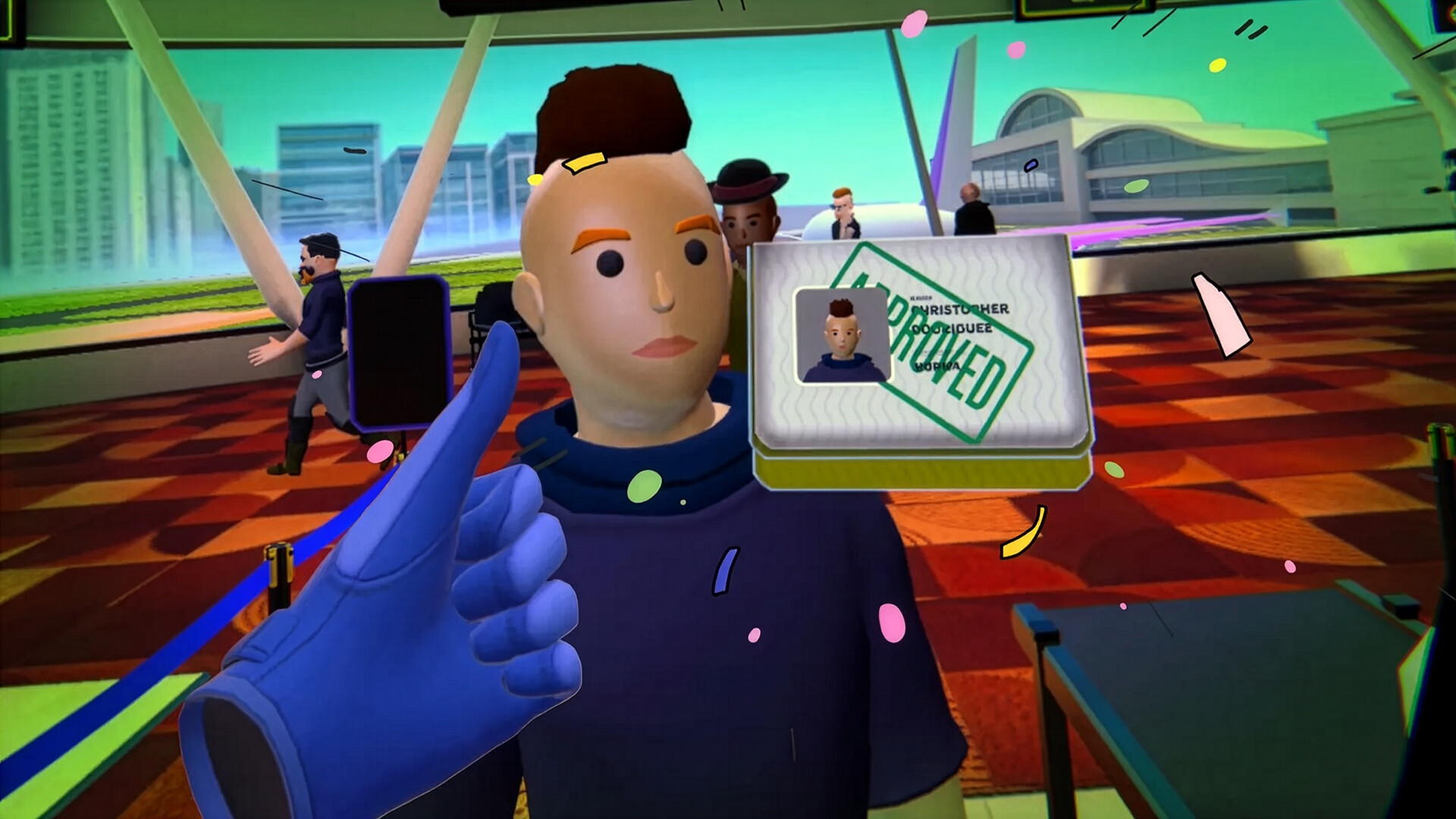Airport Security Guard Deluxe trailer