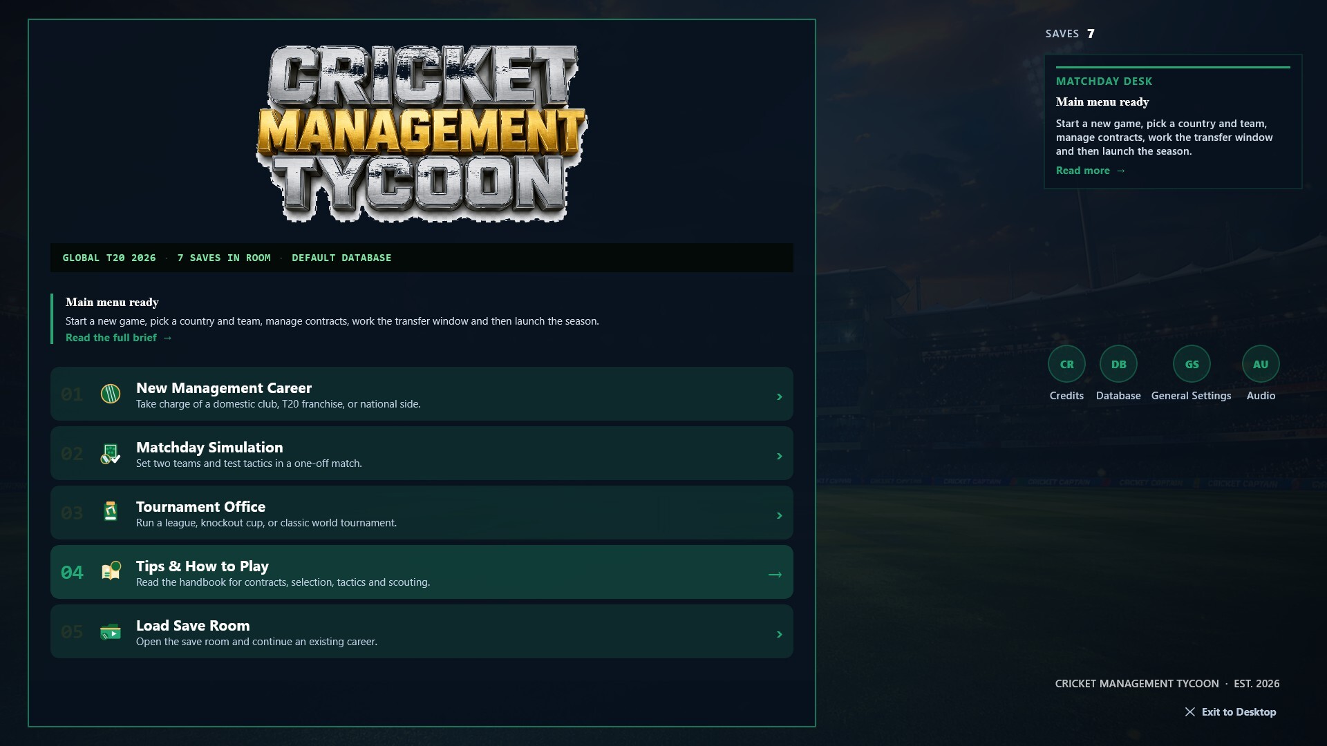Cricket Management Tycoon trailer