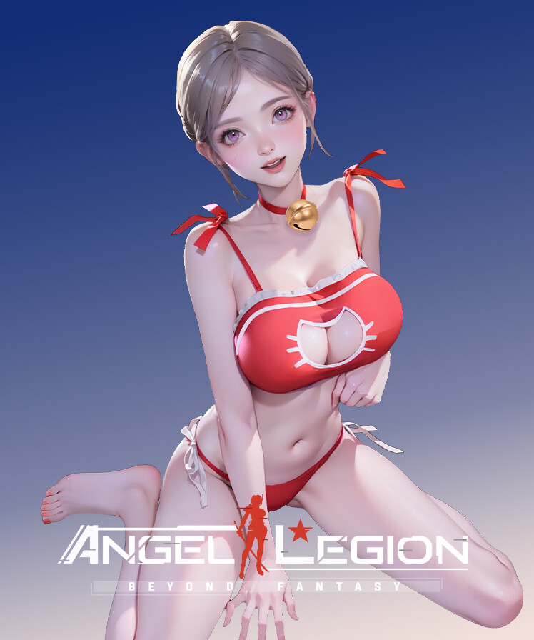 Angel Legion-DLC Cute Kitty (Red)