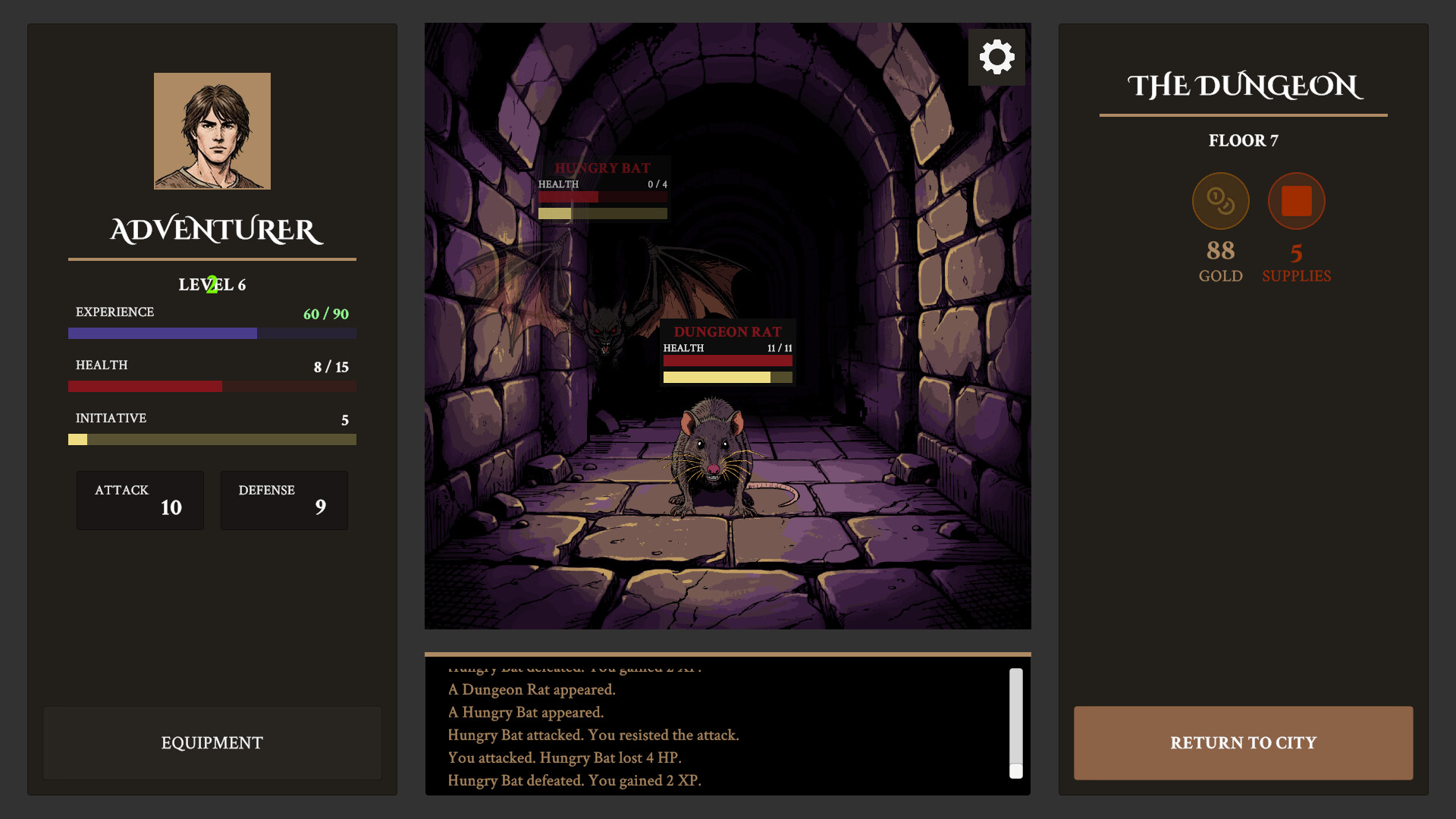 Incremental Quest - Dungeon Depths screenshot 1