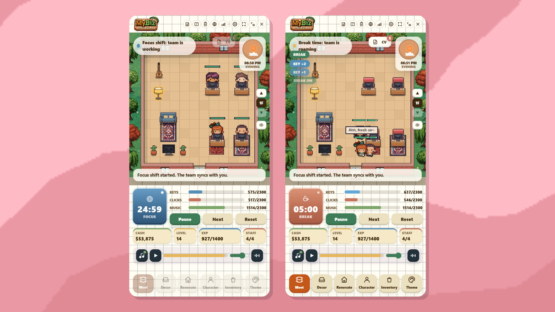 MyBiz: Pomodoro Desk Tycoon screenshot 4