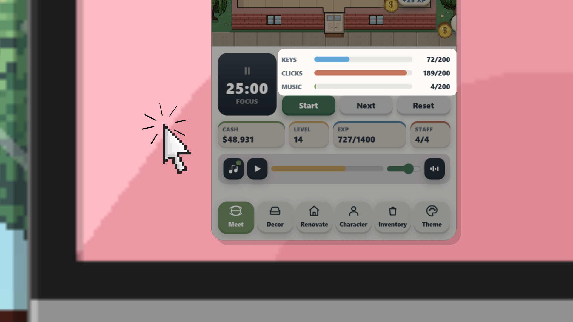 MyBiz: Pomodoro Desk Tycoon screenshot 3