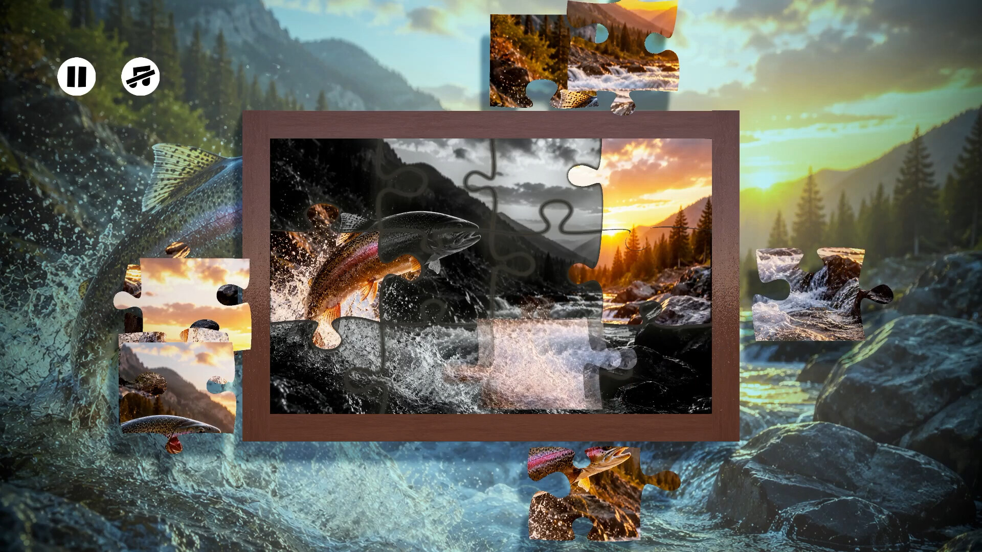 Puzzles: Fish screenshot 3