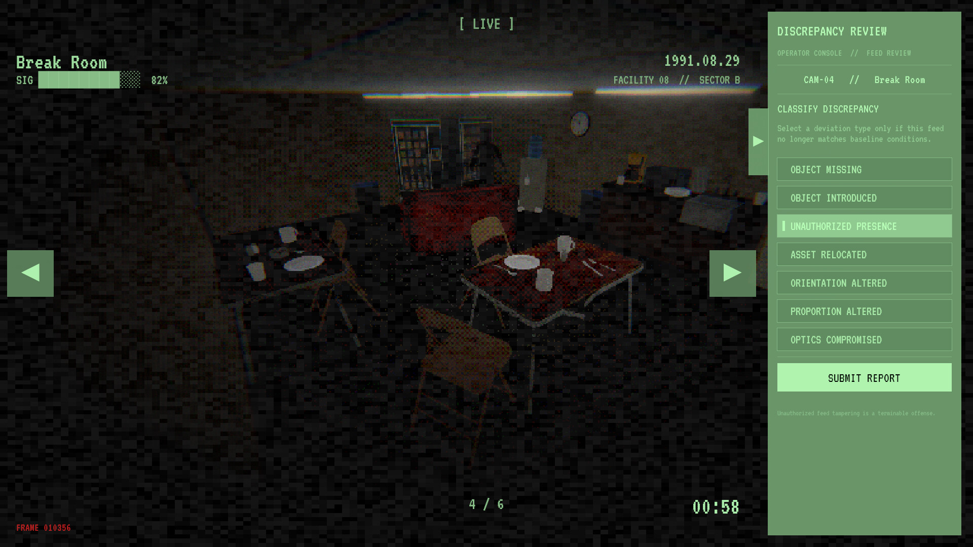 Observation Protocol screenshot 3
