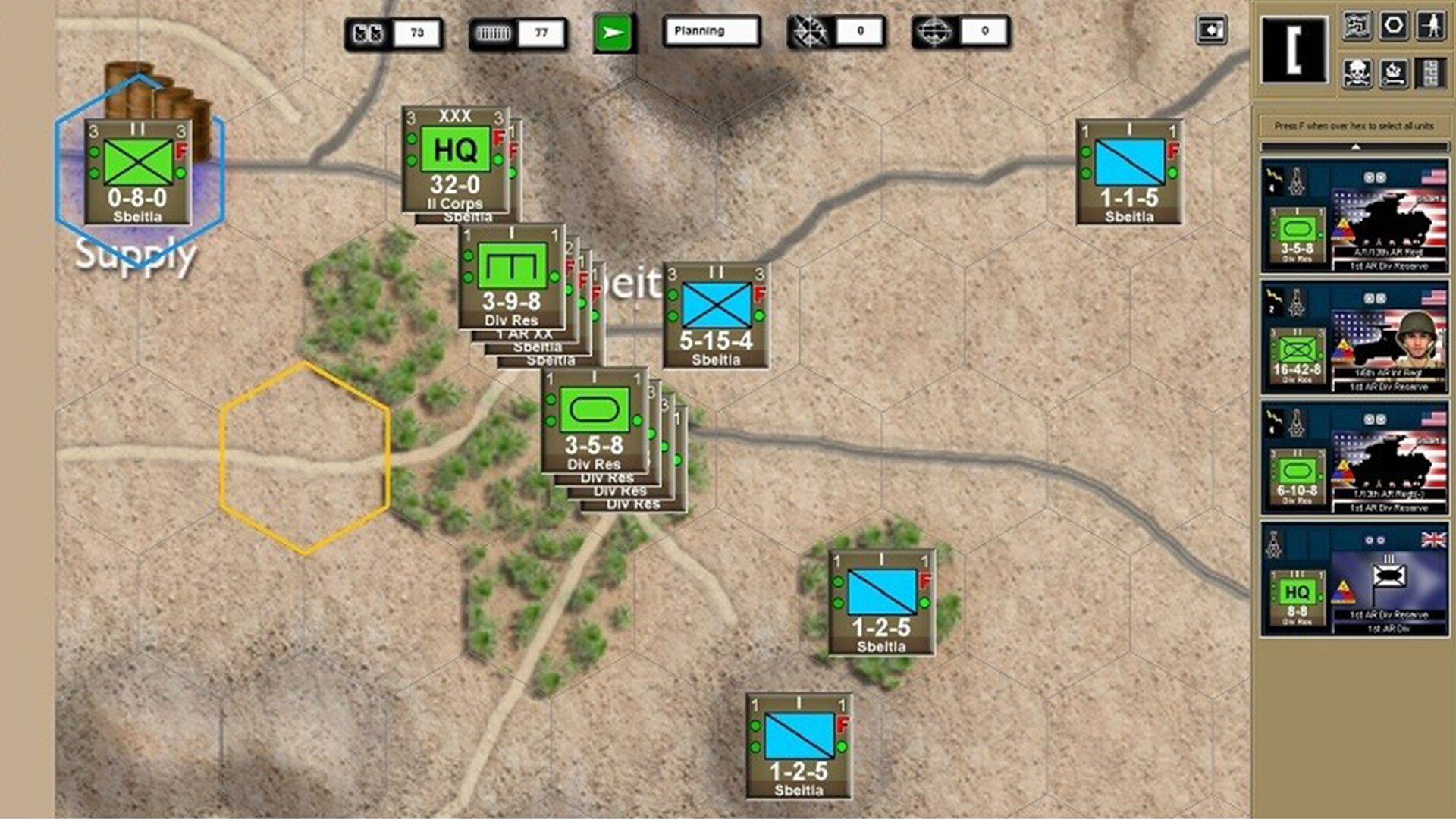 WEGO World War II: Desert War screenshot 3