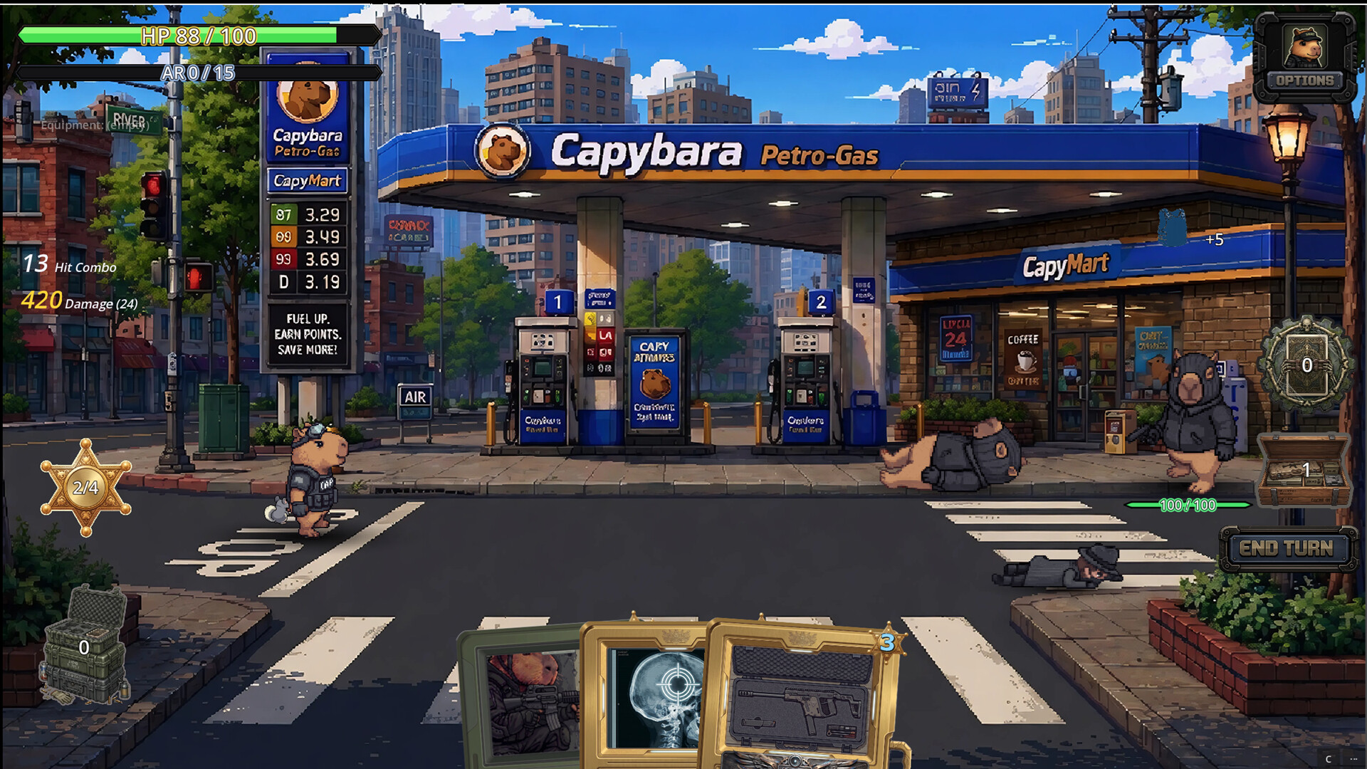 C.A.P.Y. He's got a licence to chill... and a flashbang trailer
