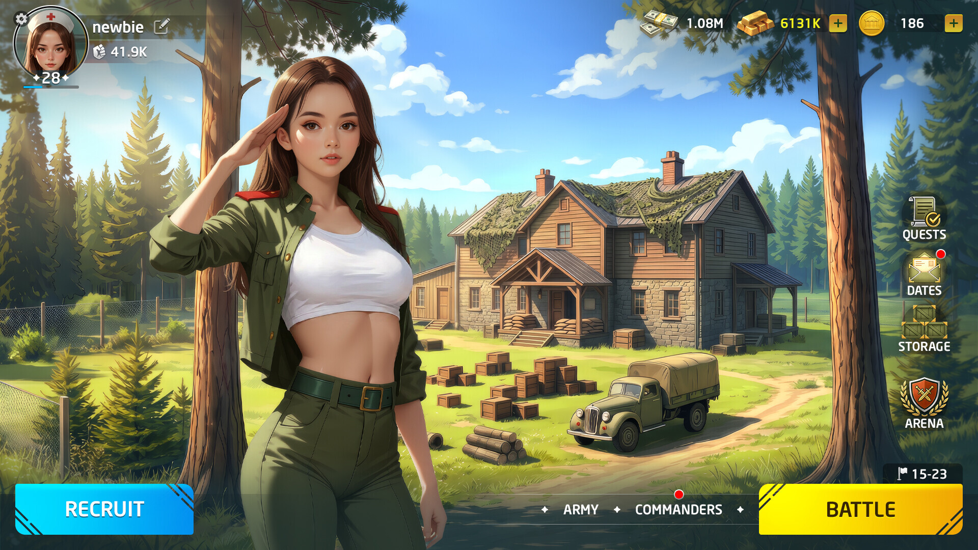 Babes and Battles screenshot 3