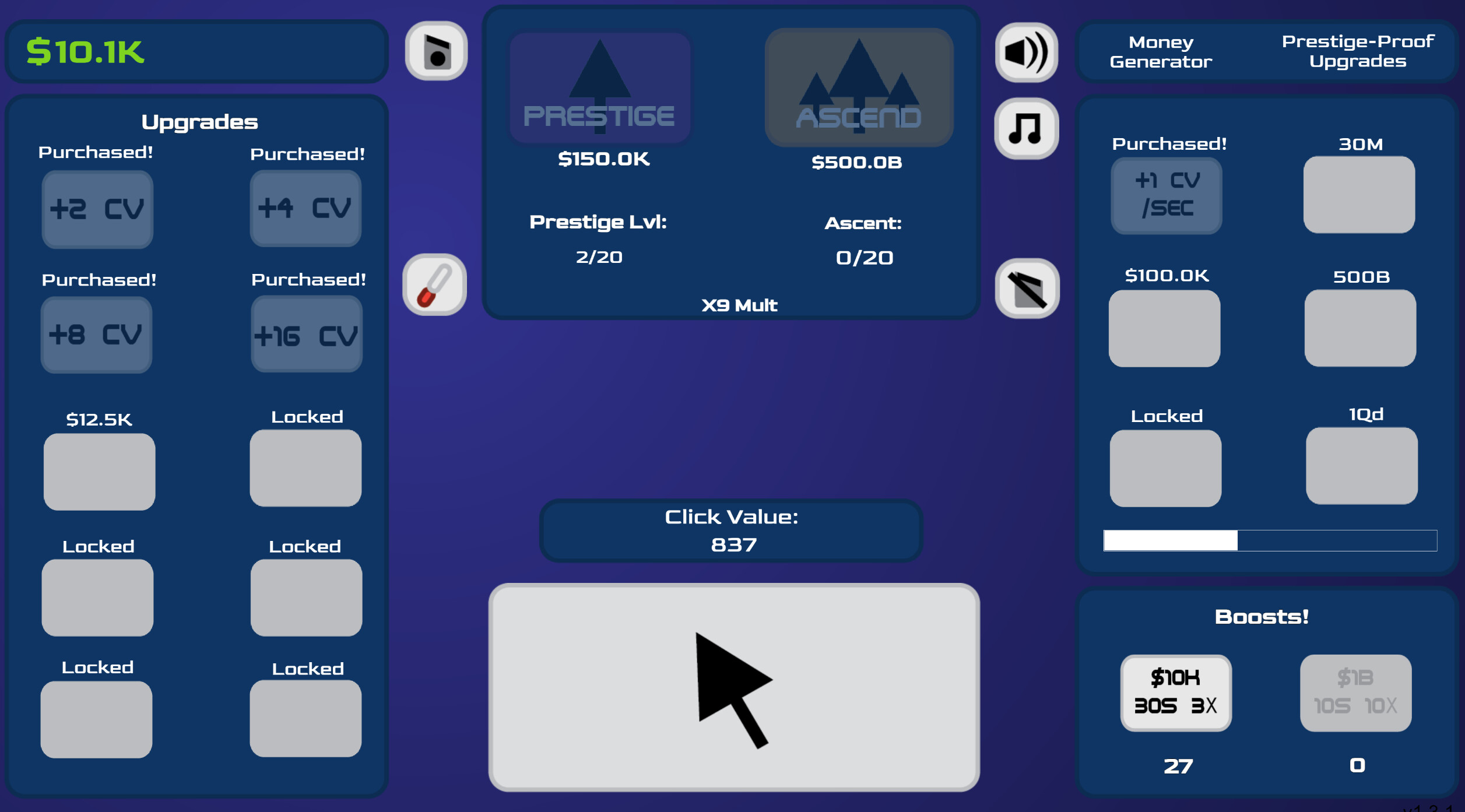 Ascension Clicker screenshot 2