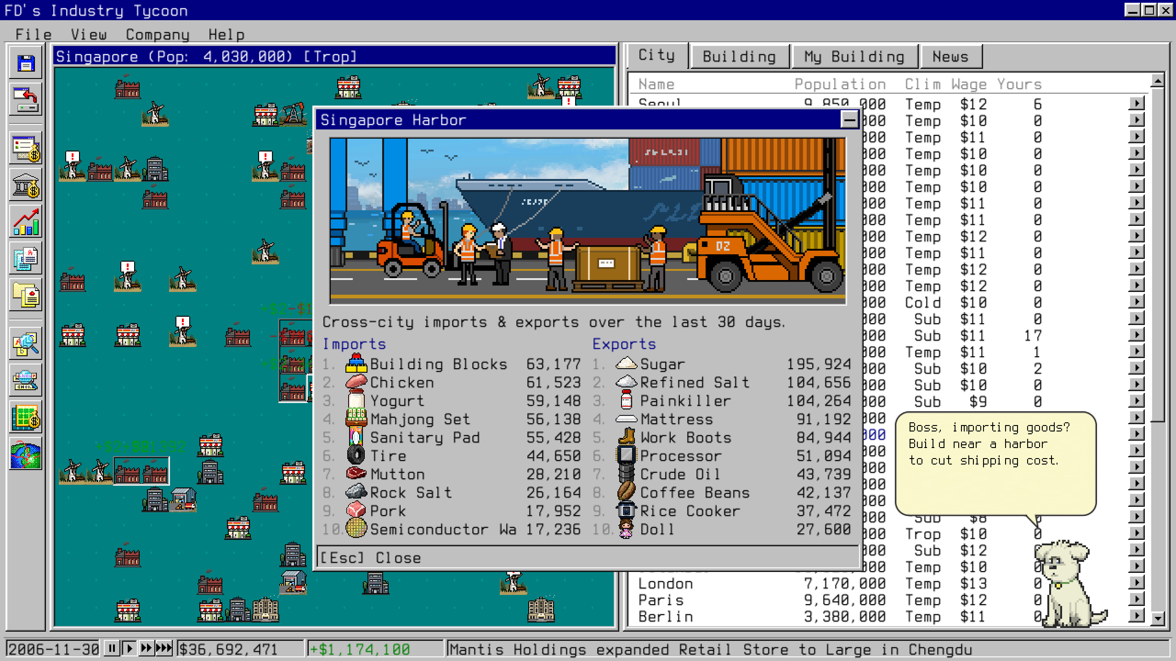 FD's Industry Tycoon screenshot 2
