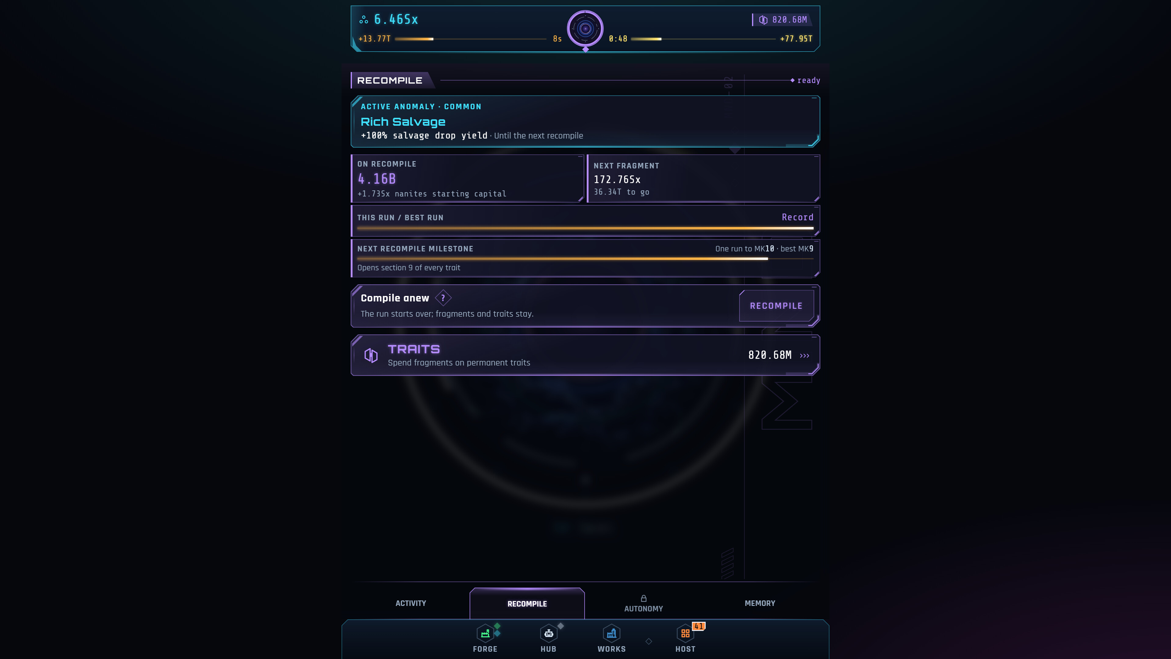 Sentient Core: Nanite Idle screenshot 4
