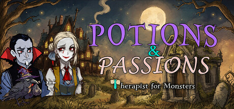 Cover art from Potions & Passions: Therapist for Monsters